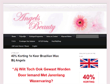 Tablet Screenshot of angelsbeauty.nl